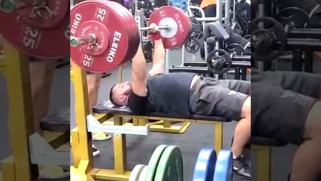 175 KG Close Grip Bench Press By Team Blaha Client Nikola - 5-3-2023! смотреть онлайн