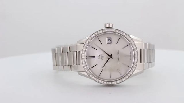 Tag Heuer Carrera Mother of Pearl Dial Diamond Stainless Steel WAR1315.BA0778 смотреть онлайн
