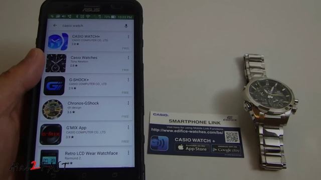 Bluetooth Casio EDIFICE EQB-500D Solar Chronograph Watch