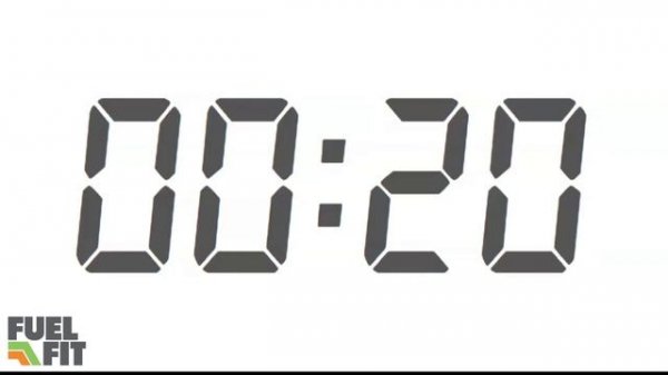 Interval Timer 45 seconds work 15 seconds work for 10 Rounds