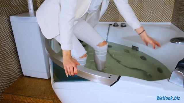 Wetlook Office Clothes | Wetlook White Outfit | Wetlook Bath