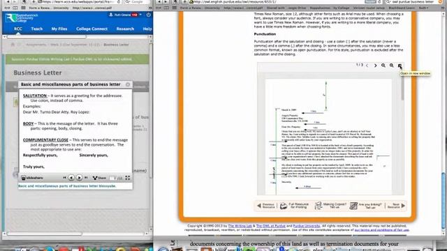 Business Letter Basic Parts смотреть онлайн