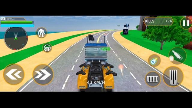 Dragon Robot Car Transform - Car Transform Game | Android iOS Gameplay смотреть онлайн