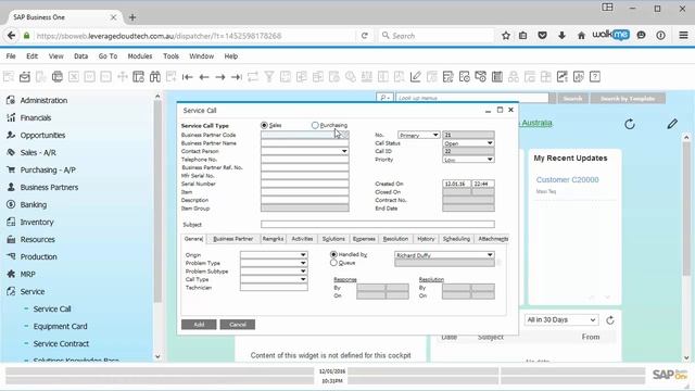SAP Business One 9.2 - Linking User Defined Fields and System Entities смотреть онлайн