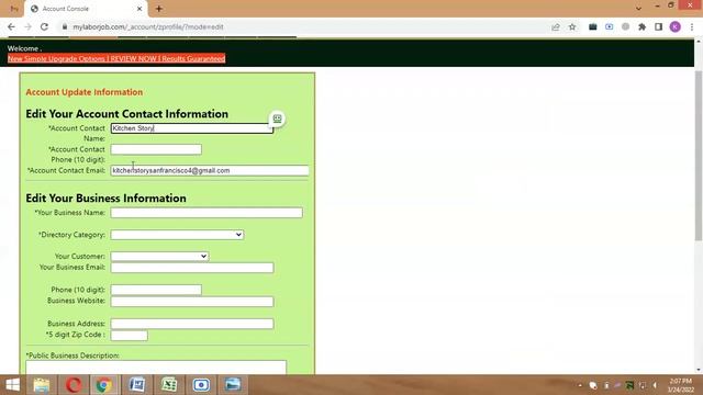 How to Create a mylaborjob.com Business Listing (Local SEO Citations Tutorials) смотреть онлайн
