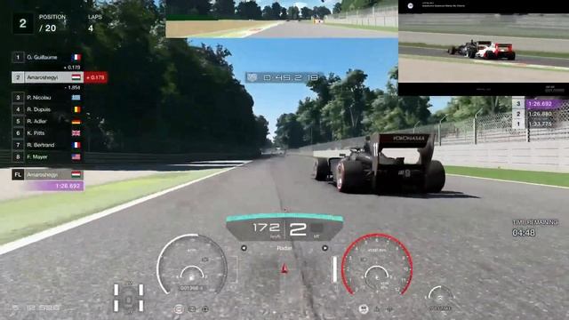 10 minutes rush - Custom endurance race/Clean - Super Formula Honda - Monza GP no chicane, Italy смотреть онлайн