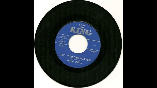 Eugene Church - Mind Your Own Business 1961 смотреть онлайн