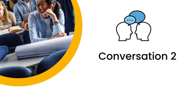 TOEFL Listening Practice Conversations #12 | Museum Internships | Borrowing A Camera Lens