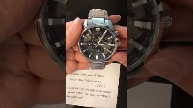 Tuning video——Casio Edifice watch EFR-303D-1A смотреть онлайн