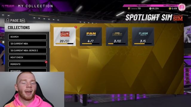 when i get *GALAXY OPAL* ANTHONY DAVIS, the video ENDS! GOAT Collector Level (NBA 2K20 MyTeam) смотреть онлайн
