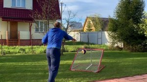 Индивидуальная тренировка нападающего удара в волейболе