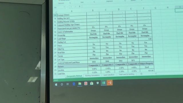 Example Table Comparative Method in Property Valuation | Best Smart 108 смотреть онлайн