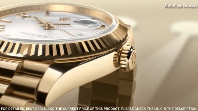 Rolex Day-Date 40 Automatic White Dial Watch смотреть онлайн
