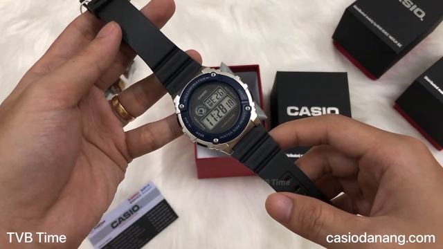 CASIO STANDARD W-216H-2AVDF смотреть онлайн