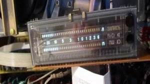 Плата индикации 2.746.009 на чипе 1534ПП4 от магнитофона приставки Олимп 005c-1.