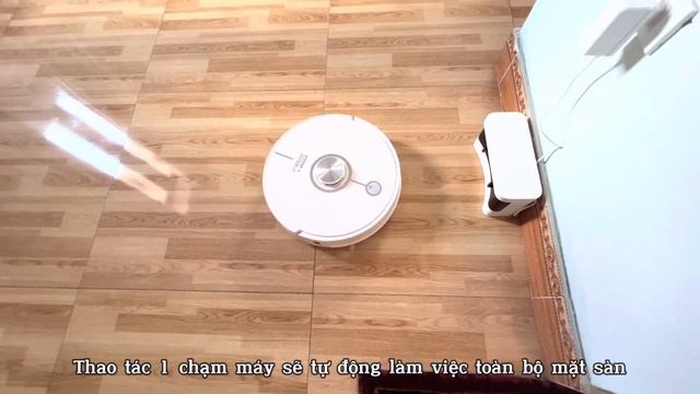 Bật chế độ lau nhà cho robot hút bụi смотреть онлайн