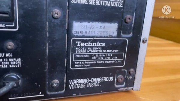 TECHNICS SU-V2 STEREO INTEGRATED DC AMPLIFIER FOR SALE
