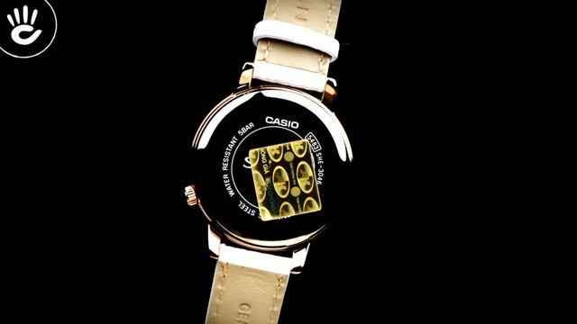 Review Đồng Hồ Casio SHE-3046GLP-7AUDR vỏ máy kim loại vàng hồng thiết kế mỏng 9mm смотреть онлайн
