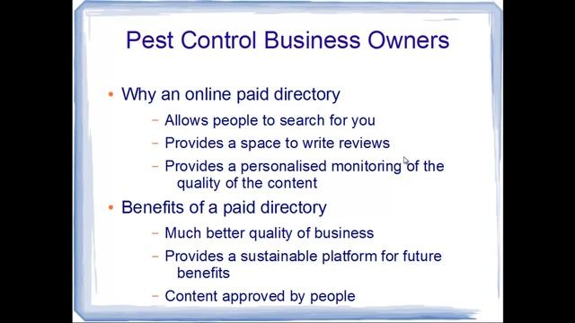 Advertise your business on Pest Control Professionals Directory смотреть онлайн