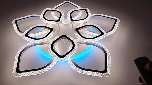 Светодиодная люстра BRUNO VENTO Andria(B)/10WH(RGB) смотреть онлайн
