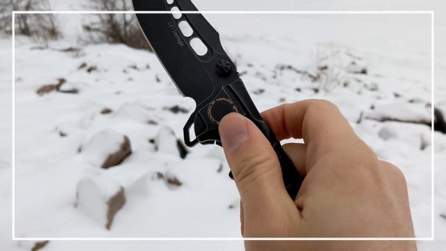 Нож Andre de Villiers Scavenger M390 с черным DLC покрытием интегральный флиппер смотреть онлайн