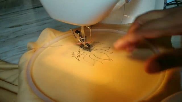 మన దగ్గర ఉన్న zig zag machine తో embroidery //easy method //trick for embroidery//home to embroider смотреть онлайн