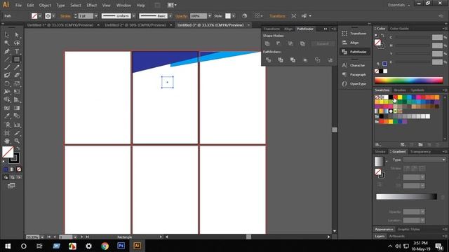 Company Profile Document Setup in Illustrator | Professional Graphic Design Course | Class-19 смотреть онлайн