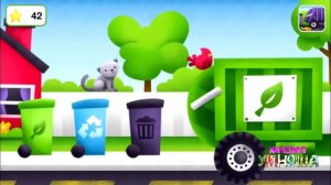 Мультфильмы про машинки  - МУСОРОВОЗЫ - Убираем во дворе вместе.