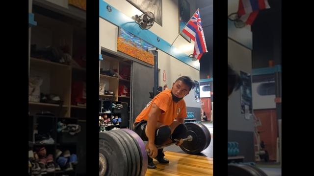 114 kg. / 250 lb. power cleans + jerk смотреть онлайн