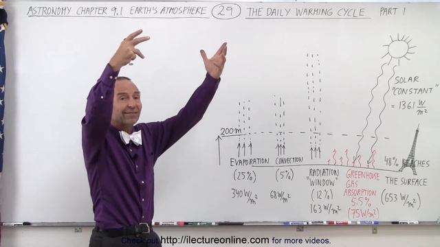Astronomy - Ch. 9.1: Earth's Atmosphere (29 of 61) The Daily Warming Cycle: Part 1 смотреть онлайн