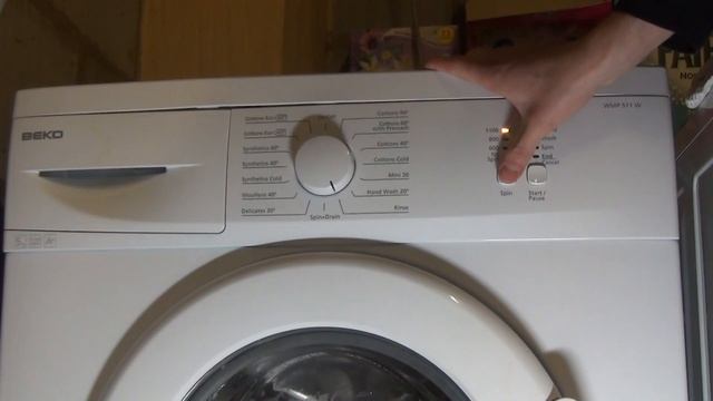 Beko WMP511 Slimline Washing Machine : all programs and options смотреть онлайн