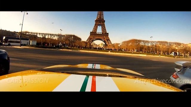 Ferrari 360 CS sound exhaust, Porsche GT3, Aston Martin - Paris смотреть онлайн