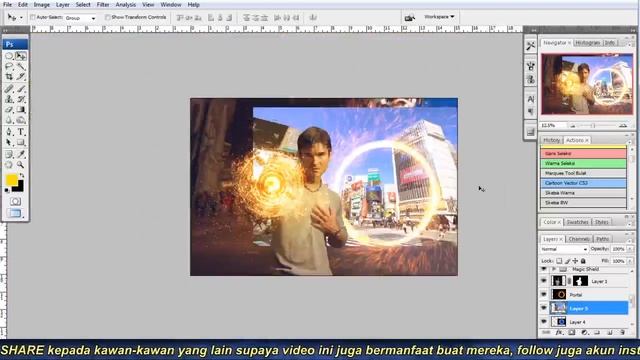 PHOTOSHOP LIVE TUTORIAL: DOCTOR STRANGE MAGIC SHIELD EFFECT смотреть онлайн