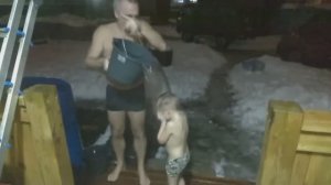 Ефимовская баня и Саня | Дети в бане