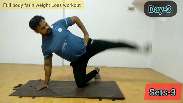 Full Body Fat n Weight Loss Workout | Vikas Fitness Channel | Day -3 смотреть онлайн