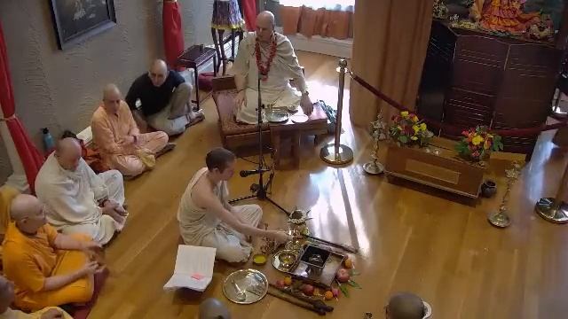 HG Vaisesika prabhu initiation ceremony @ TBC May 09, 2017 смотреть онлайн