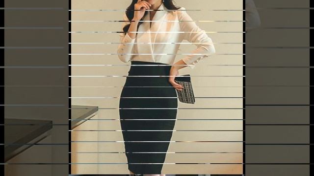 Office wear pencil skirt collection for business women 2019-20 смотреть онлайн