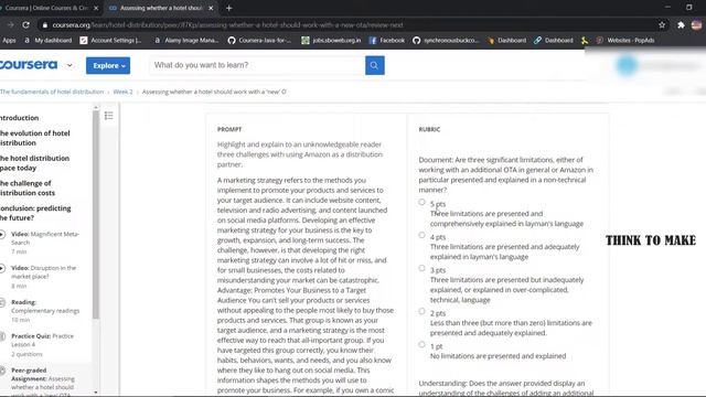 The fundamentals of hotel distribution, week (1-4) All Quiz Answers with Assignments. смотреть онлайн