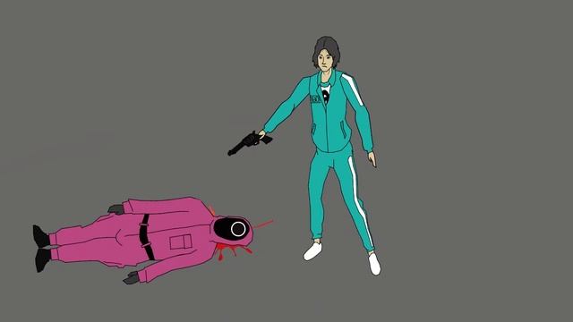 Пила убил всех ИГРА В КАЛЬМАРА (анимация) смотреть онлайн