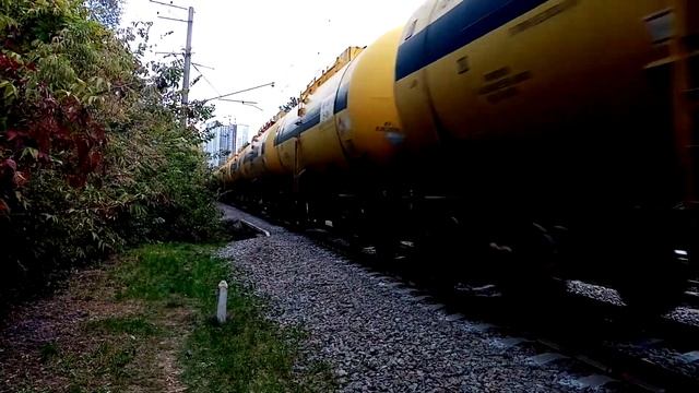 Приветливый ВЛ80к-074 с нечётным грузовым и Толкач ВЛ80к-220 смотреть онлайн