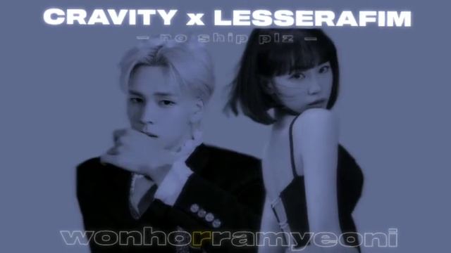 CRAVITY × LE SSERAFIM - Adrenaline × Fearless смотреть онлайн