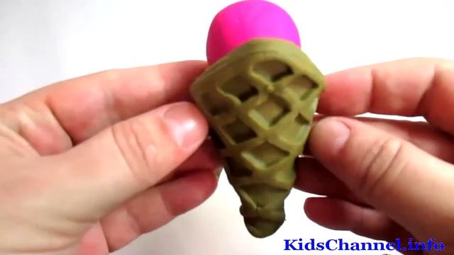 Мороженое с сюрпризом игрушки Ice Cream Play Doh Surprise Eggs with Surprise Toys смотреть онлайн