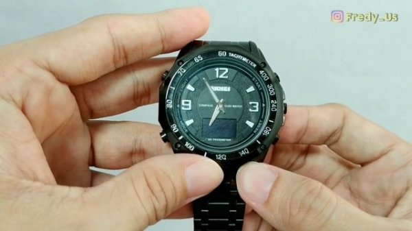 SKMEI 1464 OLED DISPLAY - UNBOXING, REVIEW, FULL SETUP COMPASS THERMOMETER PEDOMETER