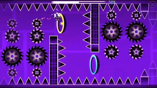 😱 BACK ON TRACK УСЛАЖНЁННЫЙ ДО EXTREME DEMON: SILENT ON TRACK | Geometry Dash смотреть онлайн