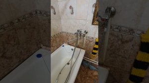 Вариант подключения бойлера, водонагревателя через смеситель  для ванны.