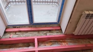 Новый деревянный пол. Замена пола в сталинке.