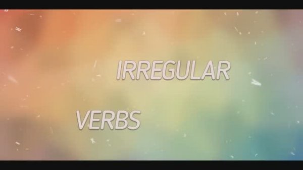 A1-A2 Irregular Verbs Song. Неправильные глаголы.