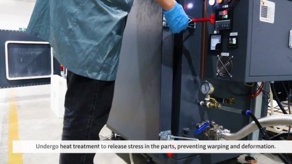 SLM 3D printing operation process