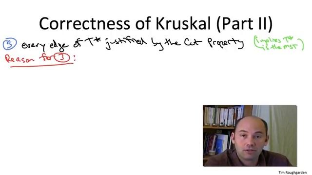 6 2 Correctness of Kruskal 's Algorithm 9 min смотреть онлайн