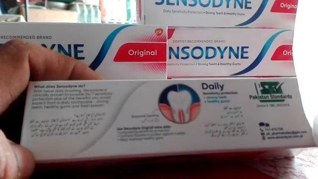 SENSODYNE Original # PEST 50 gram PRICE REVIEW wholesale and retail DENTIST Recommended Brand #teet смотреть онлайн